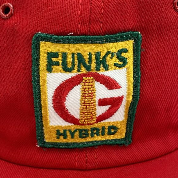 Vintage K-Brand Funk's G Hybrid Snapback Trucker Hat Red Size S-M USA  (H23) - Picture 10 of 15
